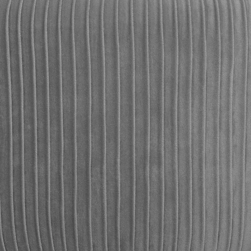 Fauteuil Velours Gris Solaro Atmosphera 6 Fauteuil Velours Gris Solaro Atmosphera – Image 4