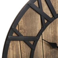Horloge En Bois Vintage D60 Atmosphera -Mobilier Soldes horloge en bois vintage d60 atmosphera 2