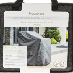Housse De Protection Pour Pile De Chaises Hambo Hespéride -Mobilier Soldes housse de protection pour pile de chaises hambo hesperide 3