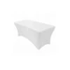 Housse Pour Table Rectangulaire 180x70 Cm Coloris Blanc -Mobilier Soldes housse pour table rectangulaire 180x70 cm coloris blanc