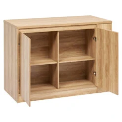 Ilot Central 2 Portes Et 6 Niches Abana 5five -Mobilier Soldes ilot central 2 portes et 6 niches abana 5five 1