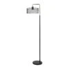 Lampadaire Métal Noir Et Doré Grillage Ostaria -Mobilier Soldes lampadaire metal noir et dore grillage ostaria