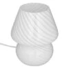 Lampe Champignon Cara 18 Cm Verre Blanc Atmosphera 1 Lampe Champignon Cara 18 Cm Verre Blanc Atmosphera -Mobilier Soldes lampe champignon cara 18 cm verre blanc atmosphera