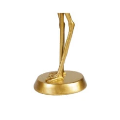 Lampe En Résine Dorée Domingo Flamant Rose Ostaria -Mobilier Soldes lampe en resine doree domingo flamant rose ostaria 1