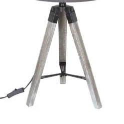 Lampe Trépied Runo Gris Atmosphera H 58 Cm -Mobilier Soldes lampe trepied runo gris atmosphera h 58 cm 1