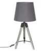 Lampe Trépied Runo Gris Atmosphera H 58 Cm -Mobilier Soldes lampe trepied runo gris atmosphera h 58 cm