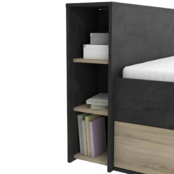 Demeyere Lit 140x190 Cm Pocket Naturel Et Noir 13 Demeyere Lit 140x190 Cm Pocket Naturel Et Noir -Mobilier Soldes lit 140x190 cm pocket naturel et noir 5