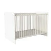 Demeyere Lit à Barreaux 60x120 Avec Sommier Reverso Blanc -Mobilier Soldes lit a barreaux 60x120 avec sommier reverso blanc