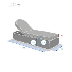 Lit Piscine Moorea Terre Ombre Hespéride 17 Lit Piscine Moorea Terre Ombre Hespéride -Mobilier Soldes lit piscine moorea terre ombre hesperide 7