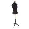 Mannequin Velours Noir 160 Cm Night Atmosphera -Mobilier Soldes mannequin velours noir 160 cm night atmosphera
