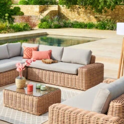 Méridienne Gauche De Salon Savinia Coloris Tahini Hespéride -Mobilier Soldes meridienne gauche de salon savinia coloris tahini hesperide 1