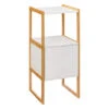 Meuble Bas 1 Porte Blanc Natureo 5Five -Mobilier Soldes meuble bas 1 porte blanc natureo 5five