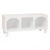 Meuble Bas 3 Niches Tara Blanc Atmosphera -Mobilier Soldes meuble bas 3 niches tara blanc atmosphera