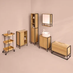 Meuble Bas Salle De Bain Tribecart 5Five -Mobilier Soldes meuble bas salle de bain tribecart 5five 3