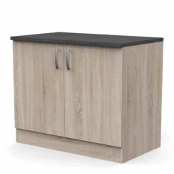 Demeyere Meuble De Cuisine Bas 2 Portes 100cm Paprika 12 Demeyere Meuble De Cuisine Bas 2 Portes 100cm Paprika -Mobilier Soldes meuble de cuisine bas 2 portes 100cm paprika 1 4