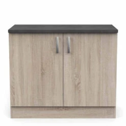 Demeyere Meuble De Cuisine Bas 2 Portes 100cm Paprika 13 Demeyere Meuble De Cuisine Bas 2 Portes 100cm Paprika -Mobilier Soldes meuble de cuisine bas 2 portes 100cm paprika 1 5