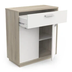 Demeyere Meuble De Rangement 2 Portes 1 Tiroir Léo 10 Demeyere Meuble De Rangement 2 Portes 1 Tiroir Léo -Mobilier Soldes meuble de rangement 2 portes 1 tiroir leo 2