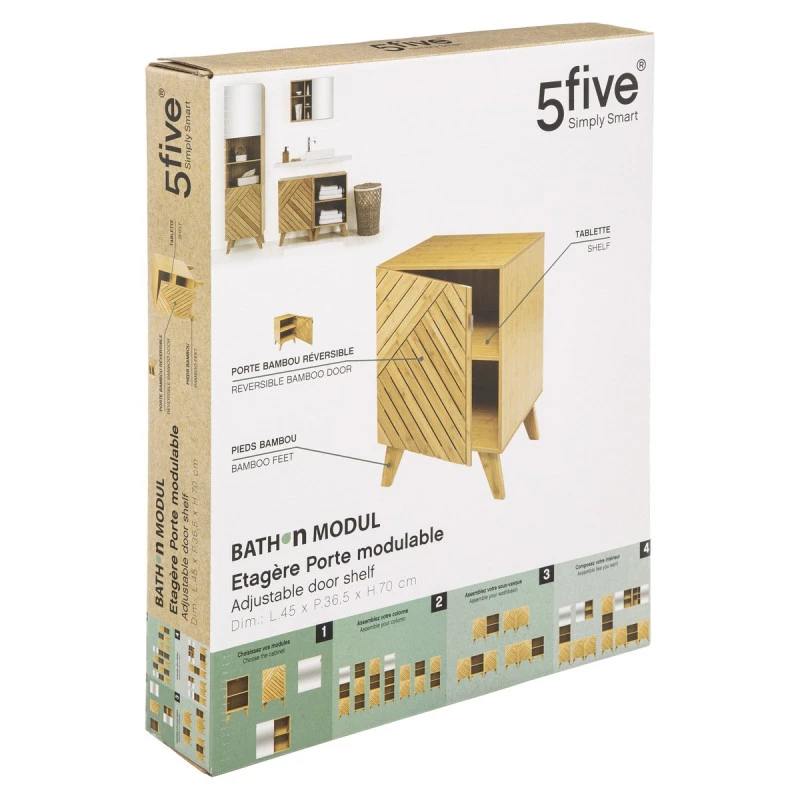 Meuble De Salle De Bain 1 Porte Bath'n Modul 5Five 5 Meuble De Salle De Bain 1 Porte Bath'n Modul 5Five – Image 3