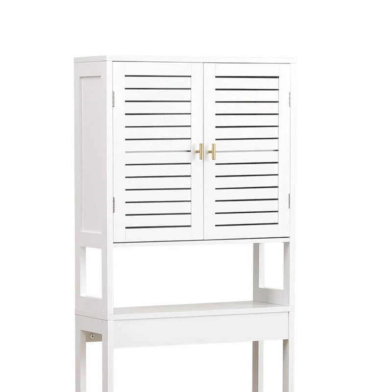 Meuble Dessus WC 2 Portes Blanc Lux 4 Meuble Dessus WC 2 Portes Blanc Lux – Image 2