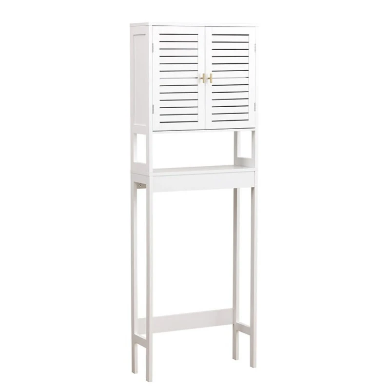 Meuble Dessus WC 2 Portes Blanc Lux 3 Meuble Dessus WC 2 Portes Blanc Lux