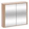 Meuble Haut 2 Portes Miroir Liora 5five 2 Meuble Haut 2 Portes Miroir Liora 5five -Mobilier Soldes meuble haut 2 portes miroir liora 5five