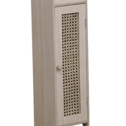 Meuble Réserve Et Dérouleur WC Cannage Naturel -Mobilier Soldes meuble reserve et derouleur wc cannage naturel 1