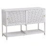 Meuble Sous Lavabo 2 Portes Coulissantes Blanc Lux -Mobilier Soldes meuble sous lavabo 2 portes coulissantes blanc lux