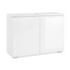 Meuble Sous Vasque 2 Portes Capetown Blanc 1 Meuble Sous Vasque 2 Portes Capetown Blanc -Mobilier Soldes meuble sous vasque 2 portes capetown blanc
