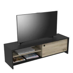 Demeyere Meuble TV 1 Porte Coulissante Tomy 8 Demeyere Meuble TV 1 Porte Coulissante Tomy -Mobilier Soldes meuble tv 1 porte coulissante tomy 2