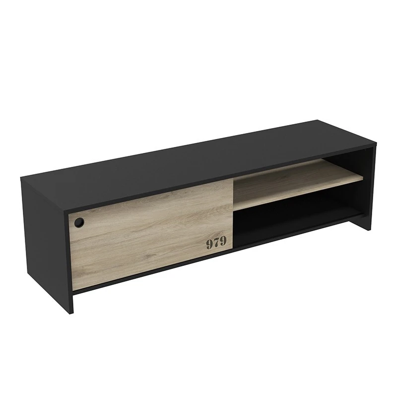 Demeyere Meuble TV 1 Porte Coulissante Tomy 3 Demeyere Meuble TV 1 Porte Coulissante Tomy