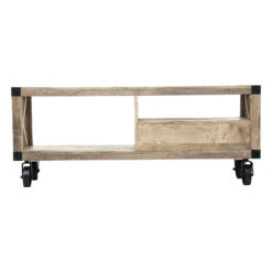 Meuble TV Bois Et Métal 1 Tiroir Silas Atmosphera 9 Meuble TV Bois Et Métal 1 Tiroir Silas Atmosphera -Mobilier Soldes meuble tv bois et metal 1 tiroir silas atmosphera 3