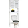 Meuble WC Miami 1 Tablette Blanc 1 Meuble WC Miami 1 Tablette Blanc -Mobilier Soldes meuble wc 1 tablette blanc