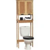 Meuble Dessus WC Bambou 2 Portes Mahé -Mobilier Soldes meuble wc bambou collection mahe