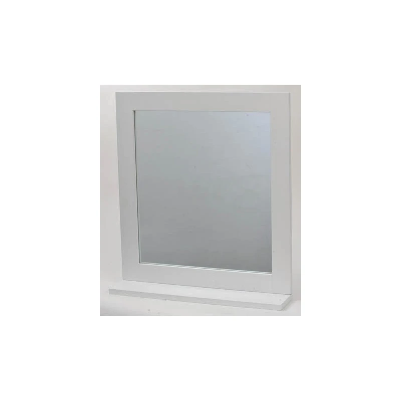 Miroir Avec Tablette Blanc Miami 4 Miroir Avec Tablette Blanc Miami – Image 2