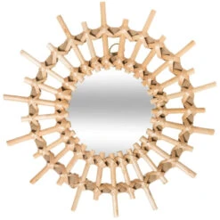 Miroirs En Rotin Soleil X3 Atmosphera -Mobilier Soldes miroirs en rotin soleil x3 atmosphera 4