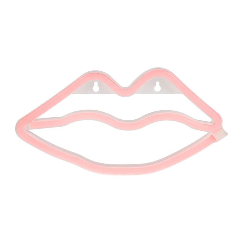 Néon Mural à Piles Bouche Rouge Ostaria 4 Néon Mural à Piles Bouche Rouge Ostaria – Image 2