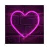 Néon Mural à Piles Cœur Rose Ostaria 1 Néon Mural à Piles Cœur Rose Ostaria -Mobilier Soldes neon mural a piles coeur rose ostaria