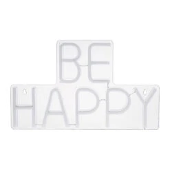 Néon Mural USB Be Happy Rose Ostaria 8 Néon Mural USB Be Happy Rose Ostaria -Mobilier Soldes neon mural usb be happy rose ostaria 2