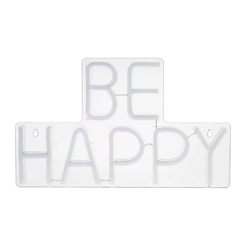 Néon Mural USB Be Happy Rose Ostaria 5 Néon Mural USB Be Happy Rose Ostaria – Image 3