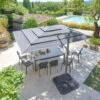 Parasol 4x3 M Melhia Multi Toiles Oléfine Anthracite Hespéride