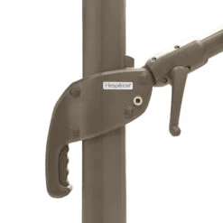 Parasol Décentré Eléa Inclinable Rectangulaire Noisette Hespéride -Mobilier Soldes parasol decentre elea inclinable 3x4 noisette hesperide 2