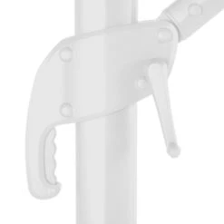 Parasol Décentré Eléa Inclinable Carré Oléfine Noisette/blanc Hespéride -Mobilier Soldes parasol decentre elea inclinable carre olefine noisetteblanc hesperide 4