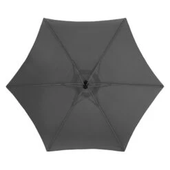 Parasol Décentré Rond Manoa Ardoise Hespéride 9 Parasol Décentré Rond Manoa Ardoise Hespéride -Mobilier Soldes parasol decentre rond manoa ardoise hesperide 1 2