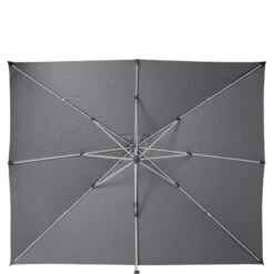 Parasol Déporté Rectangulaire Equador Ardoise Hespéride -Mobilier Soldes parasol deporte rectangulaire equador ardoise hesperide 1 3
