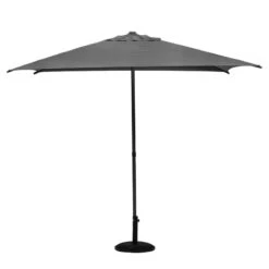 Parasol Droit Carré 2,5x2,5m Soya Ardoise Hespéride -Mobilier Soldes parasol droit carre 25x25m soya ardoise hesperide 1 1