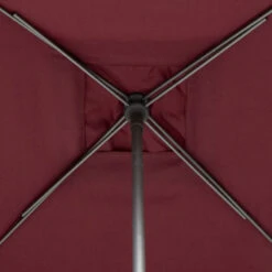Parasol Droit Carré 2,5x2,5m Soya Bordeaux Hespéride -Mobilier Soldes parasol droit carre 25x25m soya bordeaux hesperide 5
