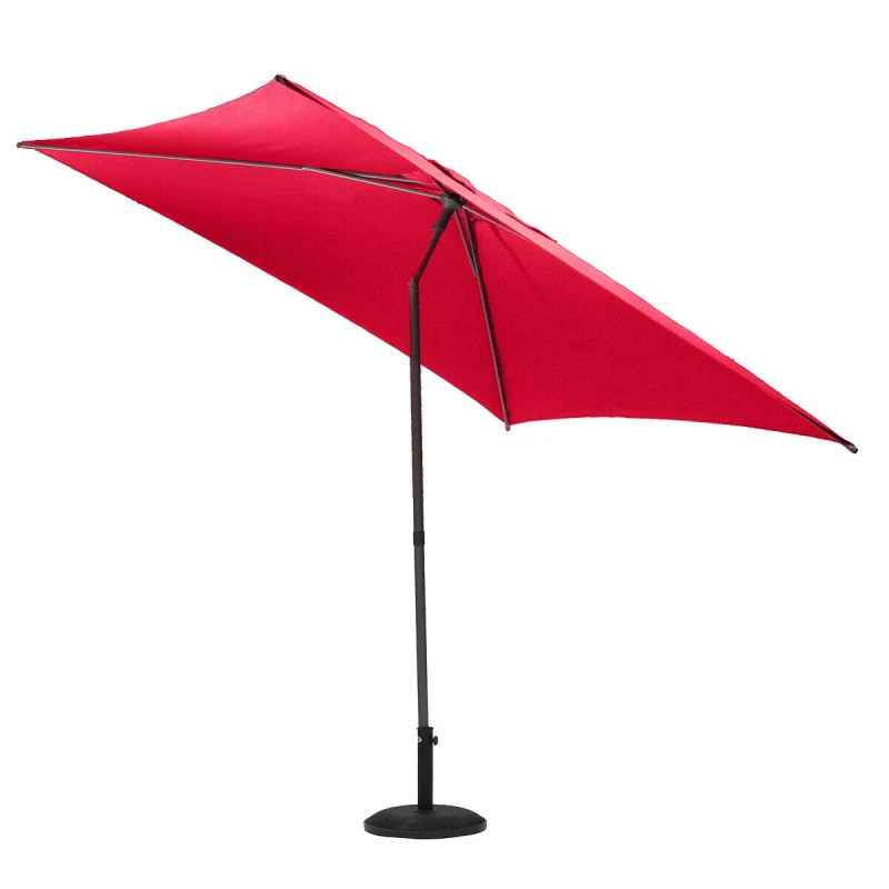 Parasol Droit Carré 2,5x2,5m Soya Grenade Hespéride 5 Parasol Droit Carré 2,5x2,5m Soya Grenade Hespéride – Image 3