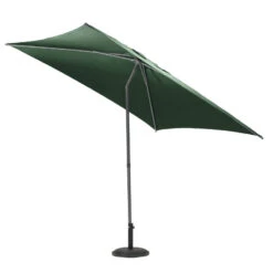 Parasol Droit Carré 2,5x2,5m Soya Vert Olive Hespéride -Mobilier Soldes parasol droit carre 25x25m soya vert olive hesperide 2