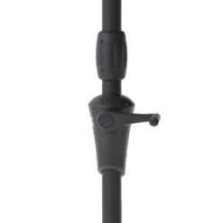 Parasol Droit Rond 2,7m Sisko Ardoise Hespéride -Mobilier Soldes parasol droit rond 27m sisko ardoise hesperide 1 3