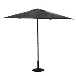 Parasol Droit Rond 2,7m Soya Ardoise Hespéride 12 Parasol Droit Rond 2,7m Soya Ardoise Hespéride -Mobilier Soldes parasol droit rond 27m soya ardoise hesperide 1 4